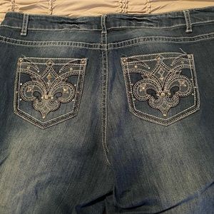 Plus.  Size 20W detailed jeans